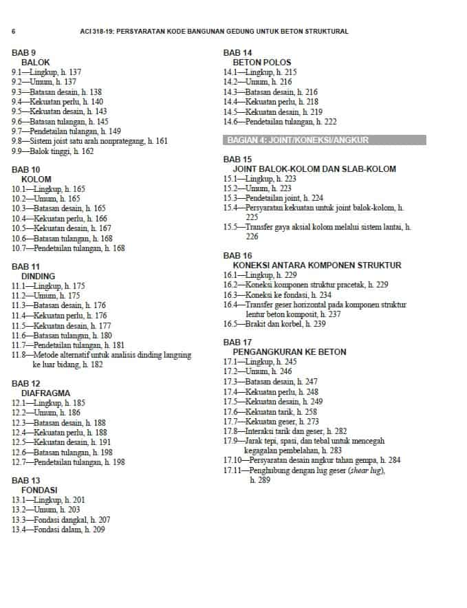 Terjemahan ACI 318-19 (Persyaratan Kode Bangunan Gedung Untuk Beton Struktural) - Image 3