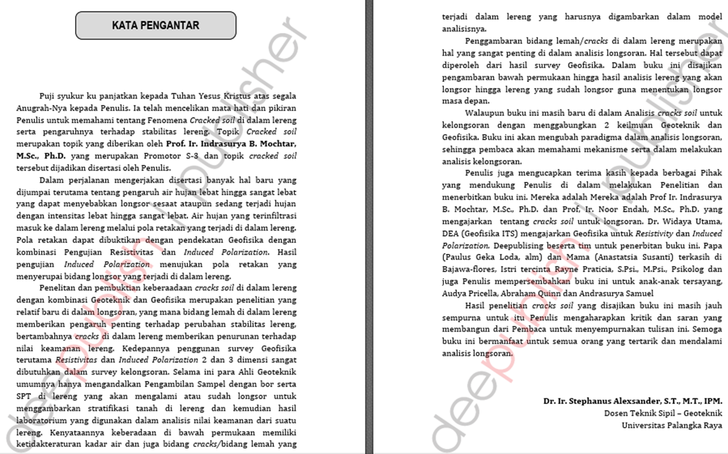 Kombinasi Geoteknik dan Geofisika Untuk Analisis Kelongsoran Dengan Pendekatan Cracked Soil (Jilid 2 Analisis) - Image 5