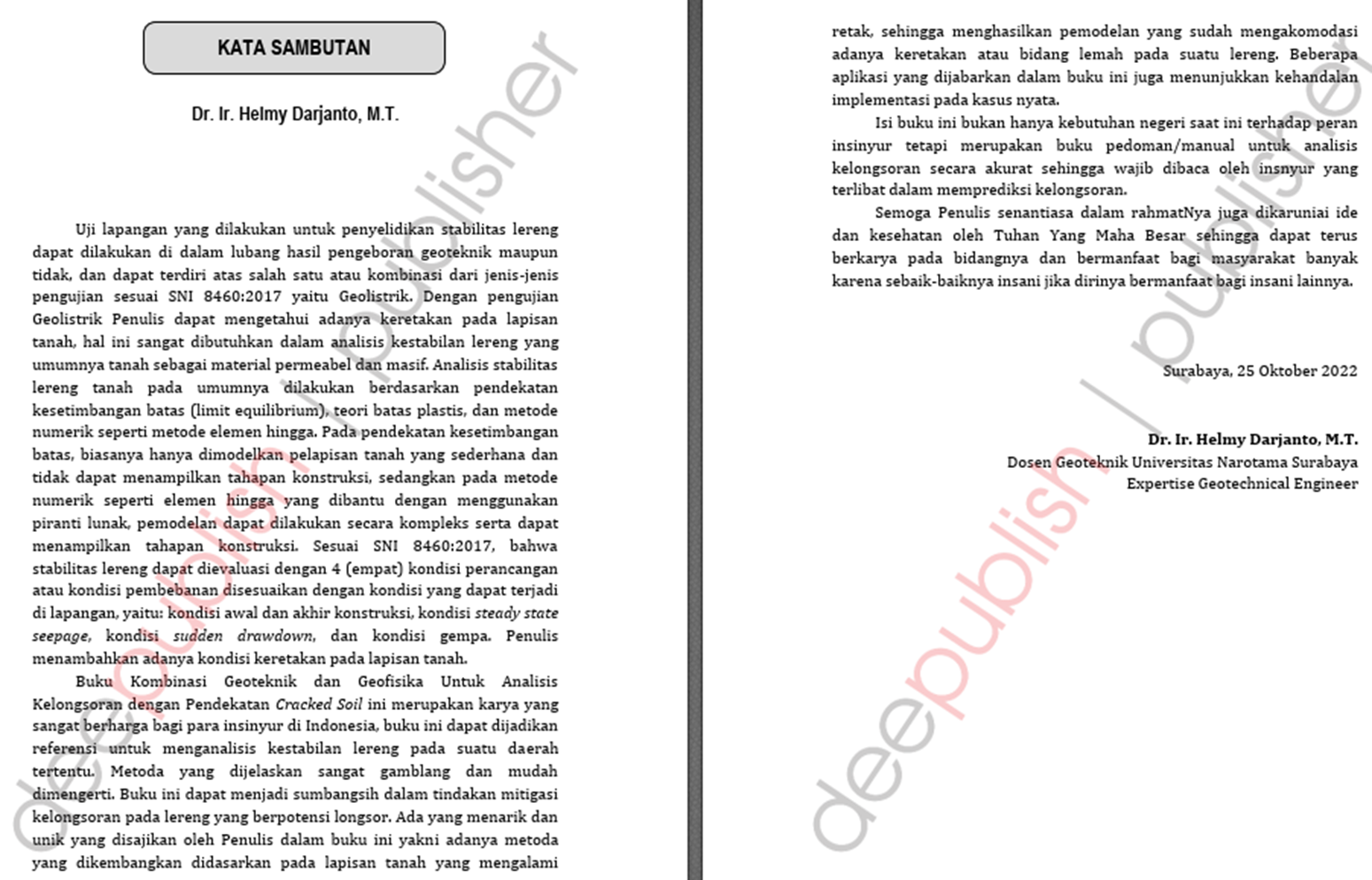 Kombinasi Geoteknik dan Geofisika Untuk Analisis Kelongsoran Dengan Pendekatan Cracked Soil (Jilid 2 Analisis) - Image 9