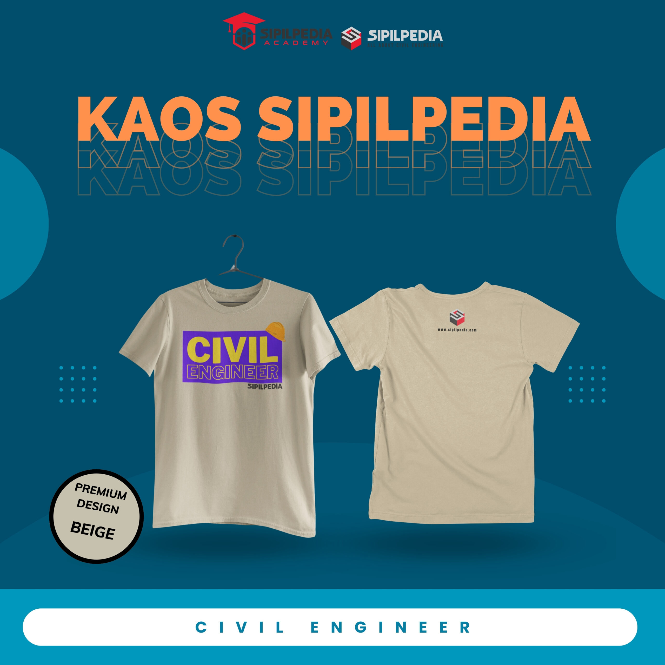 Kaos SIPILPEDIA "Civil Engineer" - Image 3